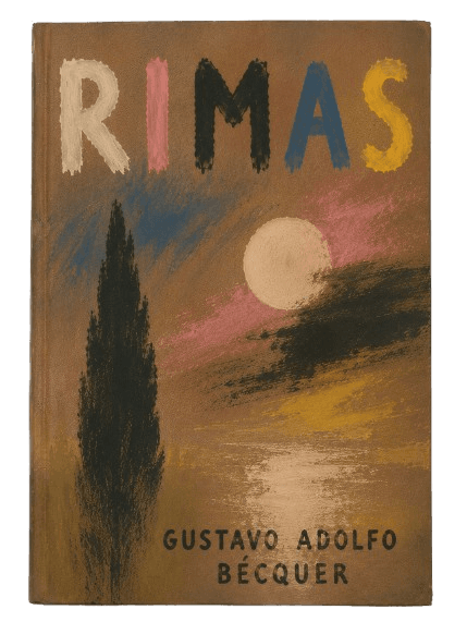 Cubierta de Rimas, de Gustavo Adolfo Bécquer